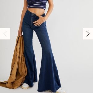 Free People Just Float On Flare Jeans